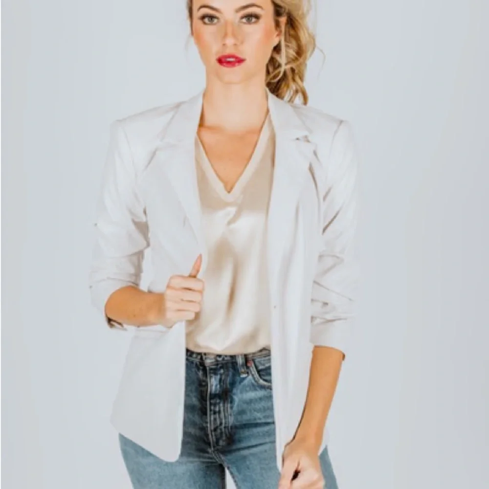 NWT| Cinq a Sept 'Kylie' Faux Croc Embossed Jacket Blazer - Picture 4 of 16